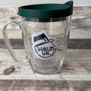 TERVIS Coffee Mug w Lid St. Patrick’s Festival DUBLIN, GA OOAK
